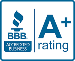 BBB Accredited Business A+ Rating Badge For Restorations Services