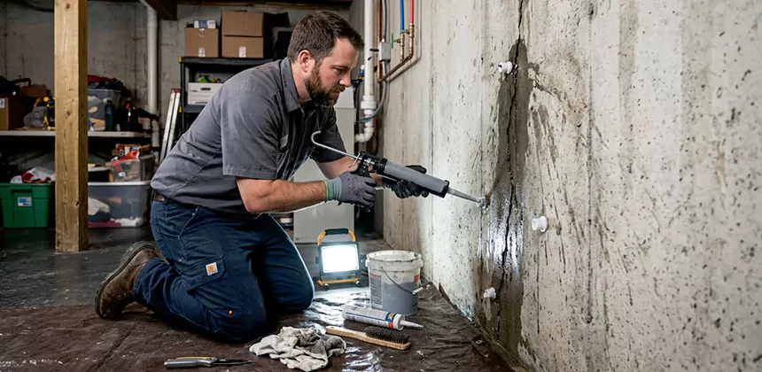 Basement Leak Repair From Inside in Laguna Hills